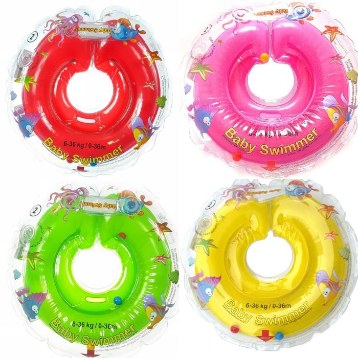 Baby Swimmer ™ ujumisrõngas lastele , 6-36 kg kelladega