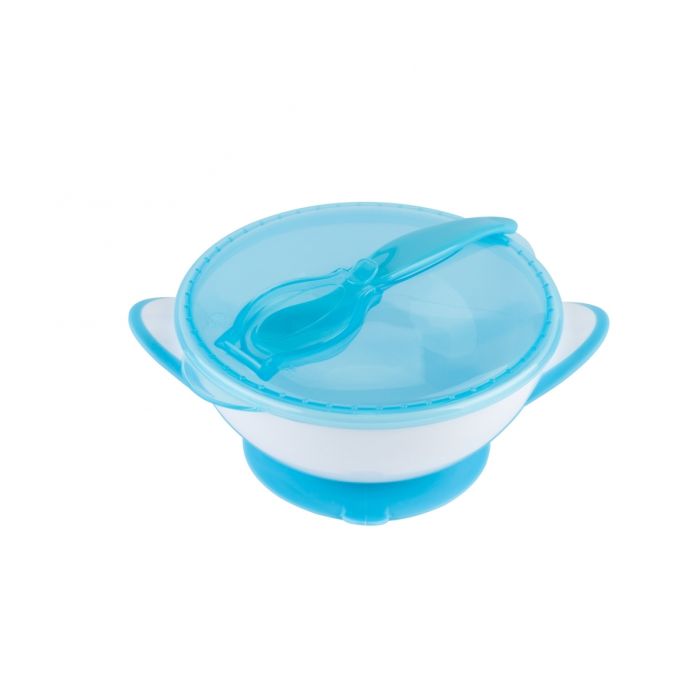 Babyono kauss iminapa ja lusikaga, sinine