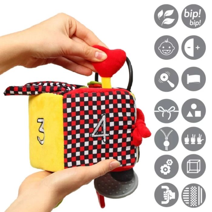 Pehmete mänguasjade "Cube" C-MORE 