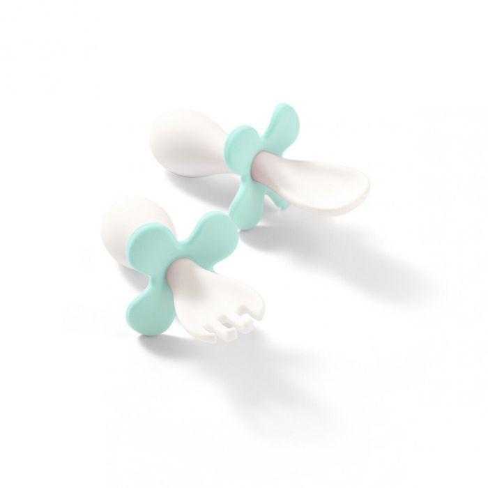 BabyOno lusikas ja kahvel, mint