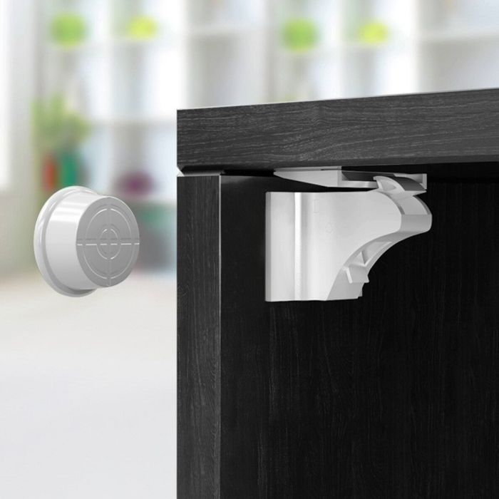 Babyono universaalne magnetiga mööblikaitse 4 tk, valge 1577