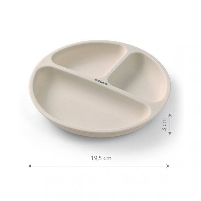 Babyono kleepuva põhjaga kauss beige 1482/04