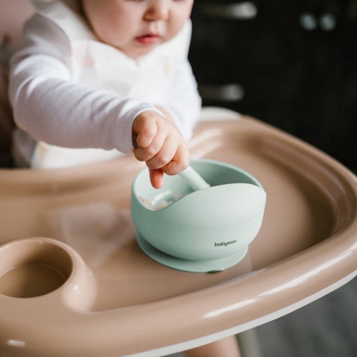 Babyono kleepuva põhjaga kauss roheline 1481/03