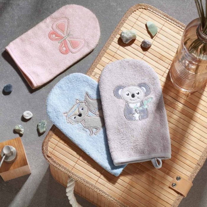 Natural Bamboo pesemiskinnas BabyOno Foxy sinine