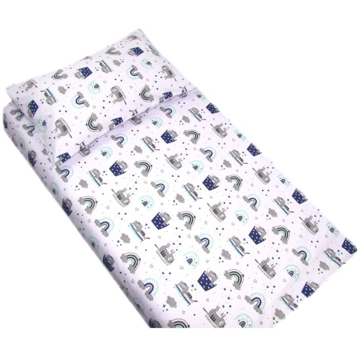 Beebi voodipesu komplektid 135x100 cm "Grey"  