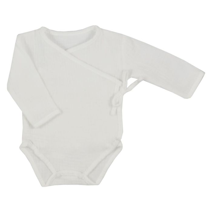 Musliinpuuvillast  beebi bodid "Silky" ecru