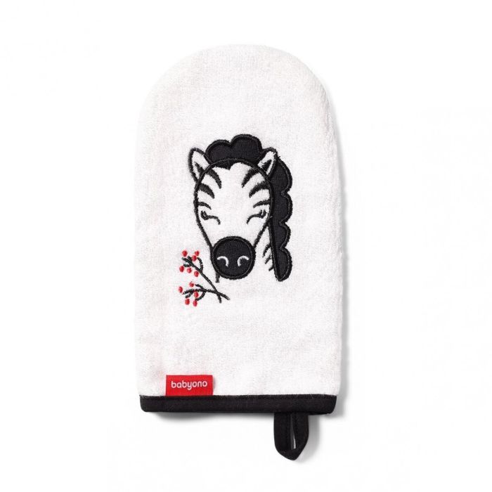 Natural Bamboo pesemiskinnas BabyOno Zebra