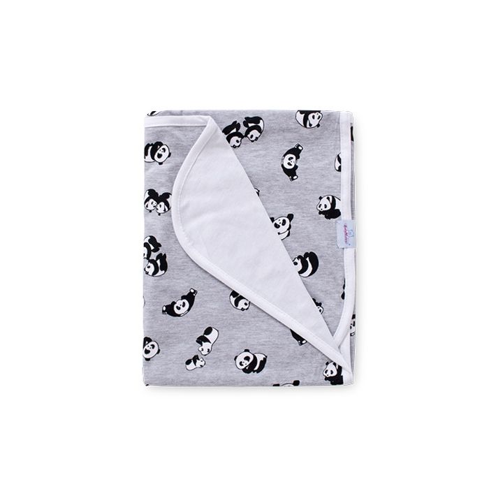 Bambusest kahepoolne pleed  "Panda" 100x75cm 