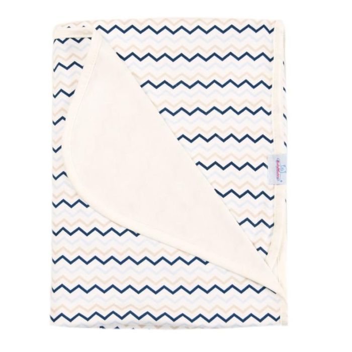 Bambusest kahepoolne pleed  "Waves" 100x75cm 