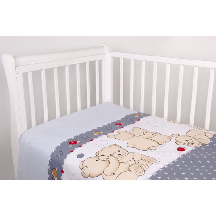 Voodipesu komplekt 135x100 "Kaisukarud" hall