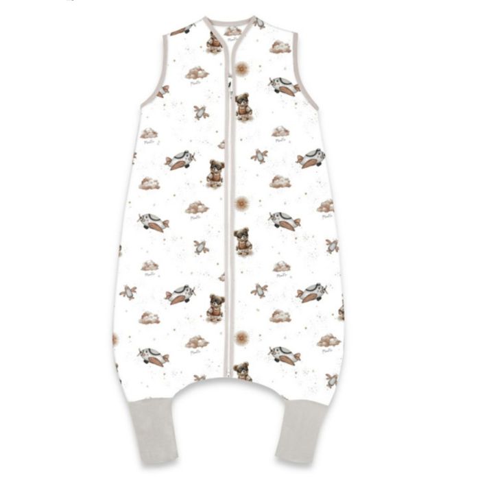 Beebi jalaosadega magamiskott "Teddy aviator beige" 2-2.5 TOG