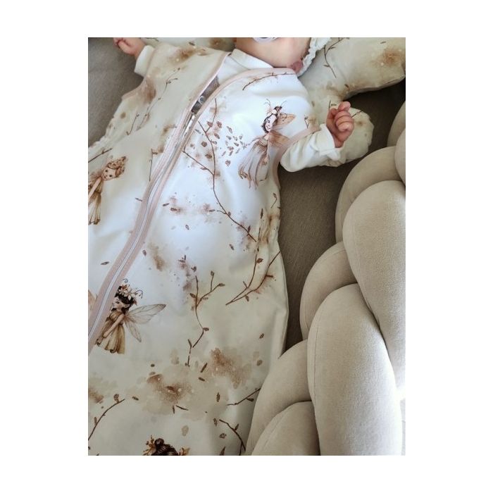 Beebi jalaosadega magamiskott "Fairies brown" 2-2.5 TOG