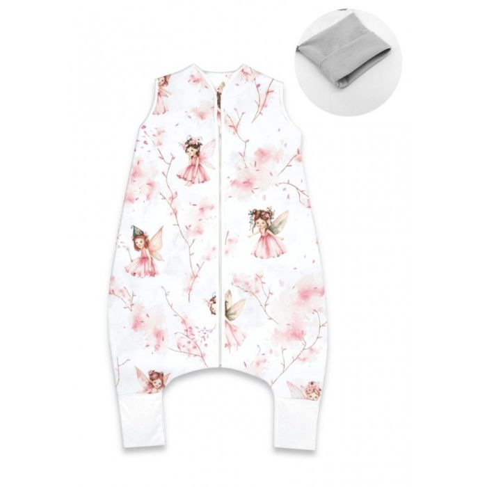 Beebi jalaosadega magamiskott "Fairies pink" 2-2.5 TOG