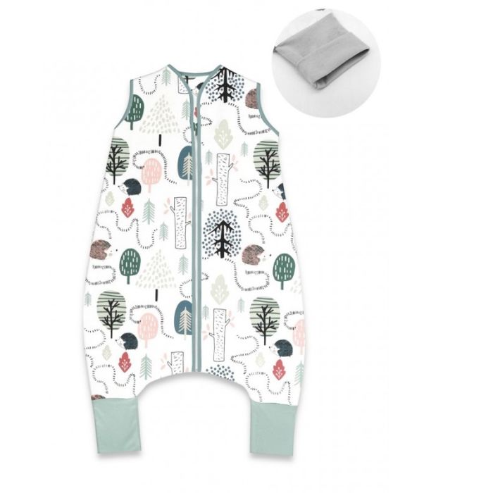 Beebi jalaosadega magamiskott "Forest walk green" 2-2.5 TOG