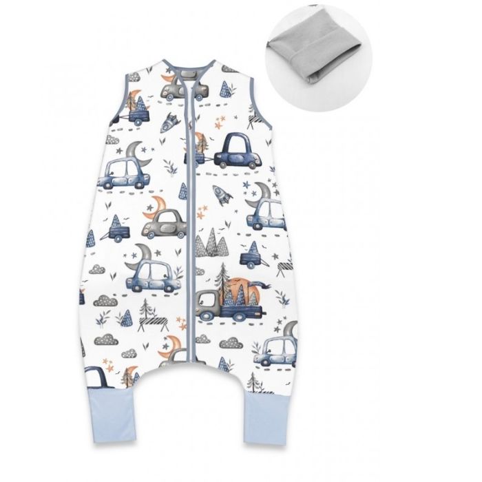 Beebi jalaosadega magamiskott "On road blue" 2-2.5 TOG