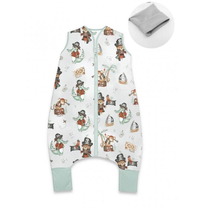 Beebi jalaosadega magamiskott "Pirates mint" 2-2.5 TOG