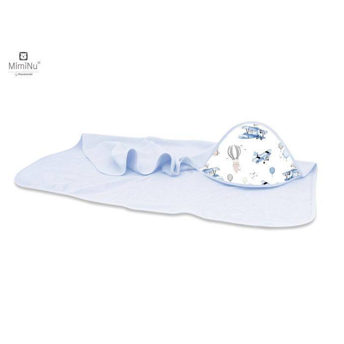 Beebi/ laste rätik "UP" 100x100 cm  blue