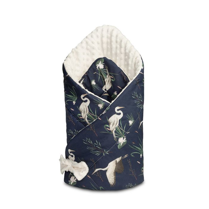 Beebi magamiskott (Kahepoolne) "Birds" sinine. Beebi e-pood.