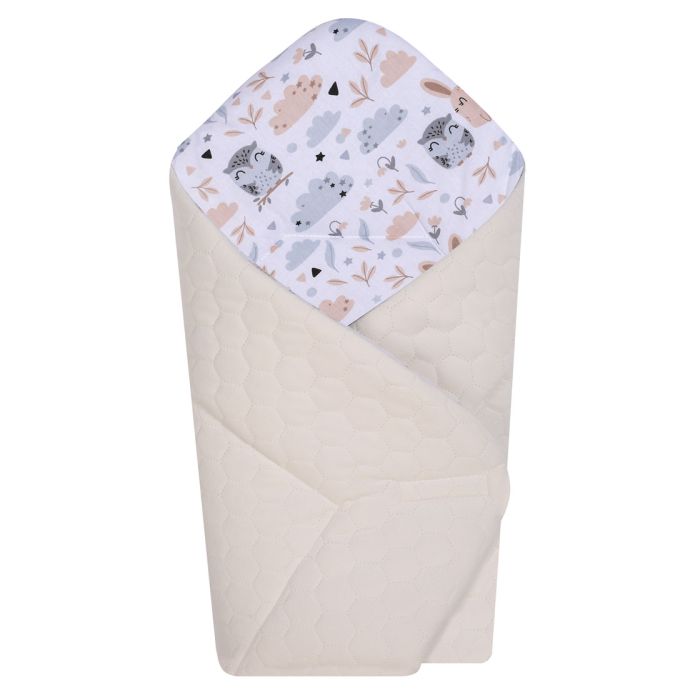 Beebi magamiskott (Kahepoolne) "Bubbles - owly", beež 