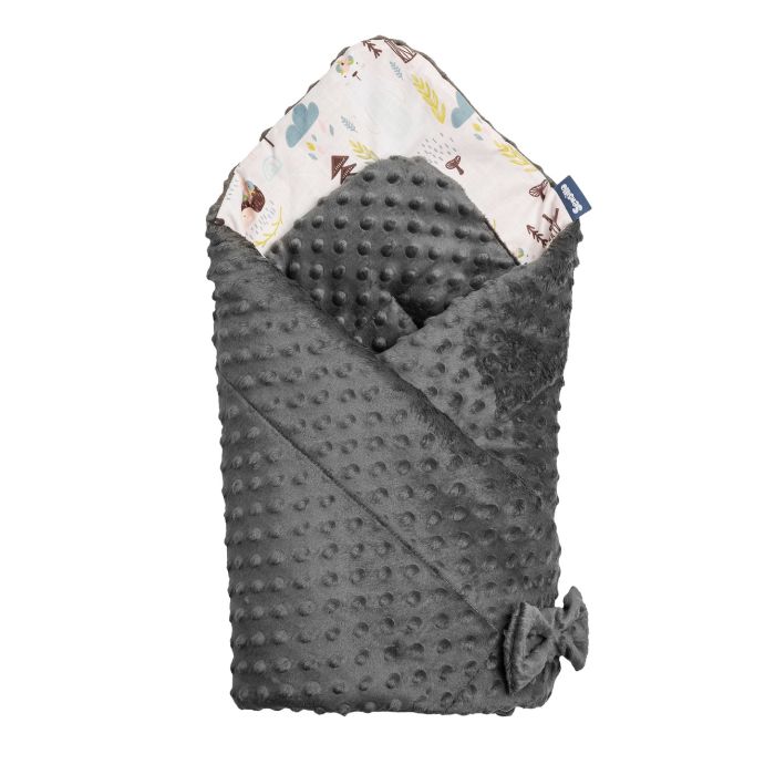 Beebi magamiskott (Kahepoolne) "Hedgehog" tumehall