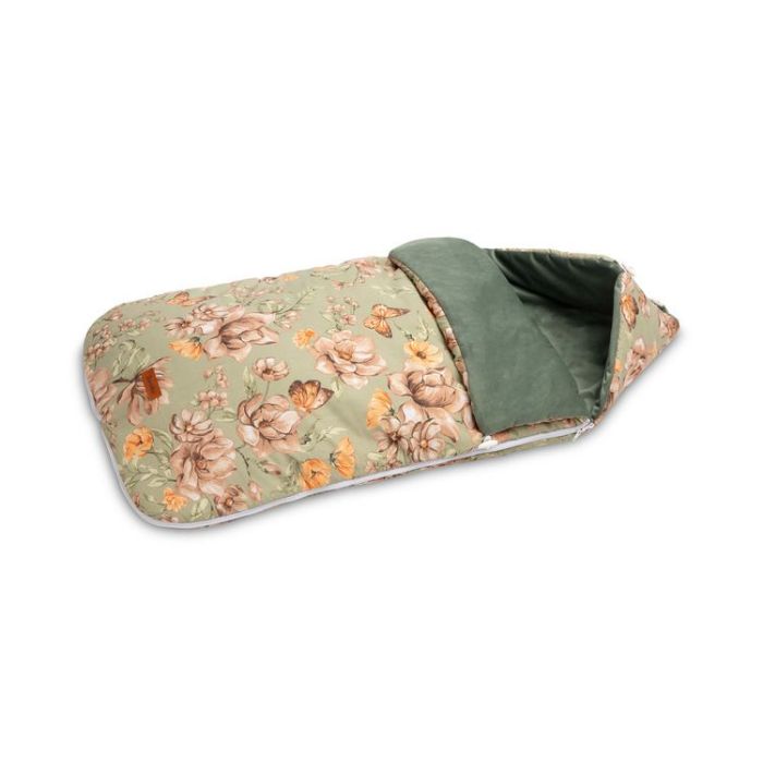 Beebi magamiskott vankrisse "Floral Green" 