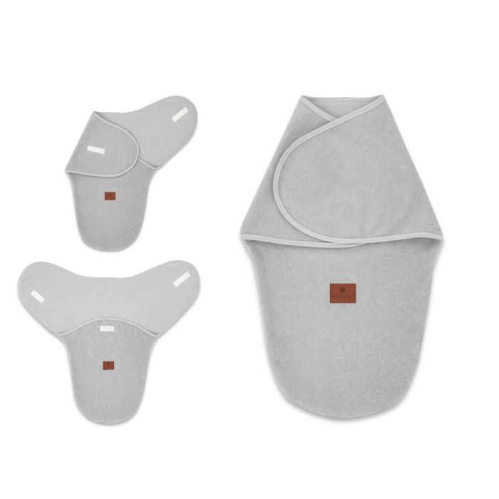 Beebi mähkimiskott Thermofrotte, hall Swaddle me