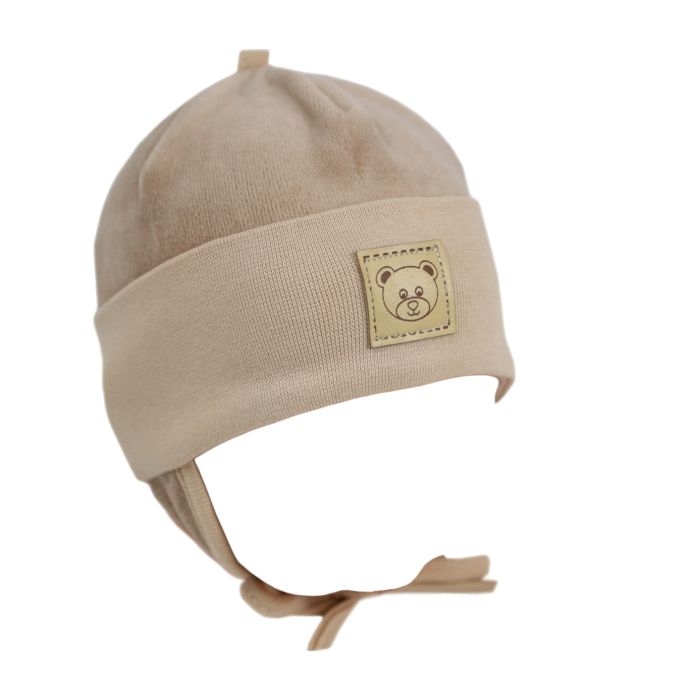 Beebi müts "Velour" - Beige