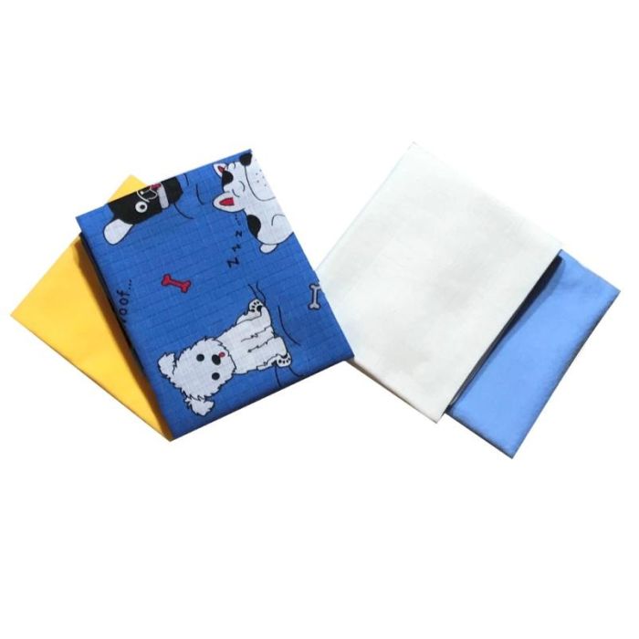 Puuvillaste mähkmete komplekt, 4 tükki, "Doggy"