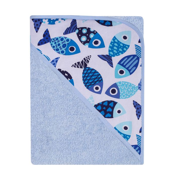 Beebi rätik "Sailor" 80x80 cm "frotte" sinine