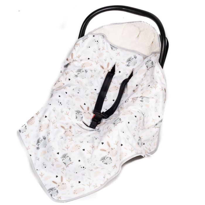 Soojakott-tekk vankrisse/turvatool "Owly" 80x80 cm