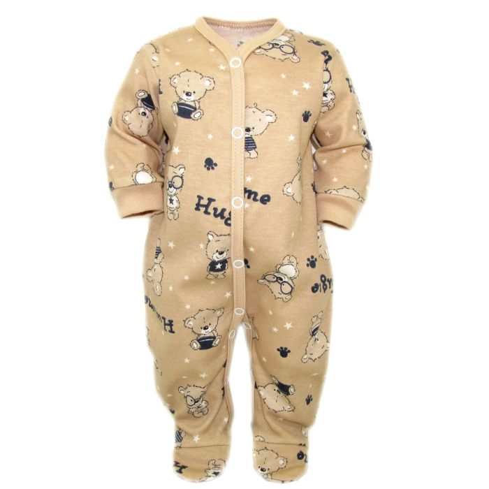 Tudukombe beebile "Hug me" beež kaisukarudega