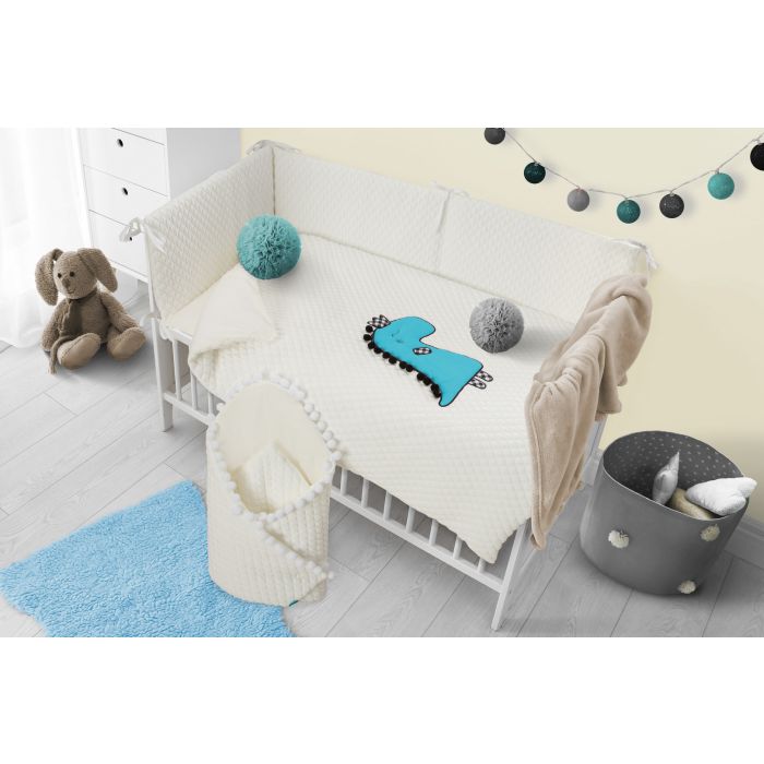 Beebi voodipesu ja voodipehmendus "Dino"