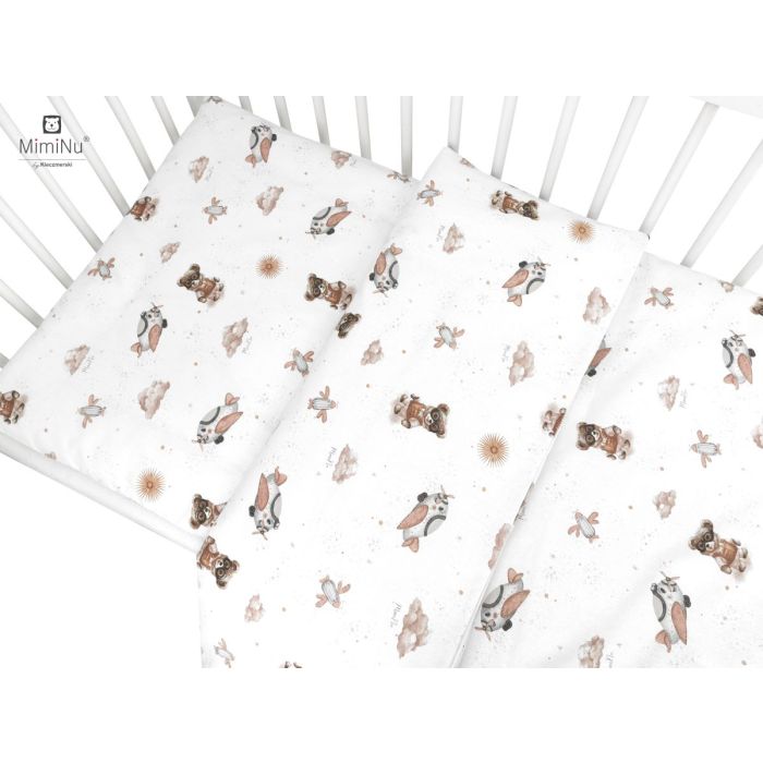 Voodipesu beebidele 135x100 "Aviator teddy beige" 