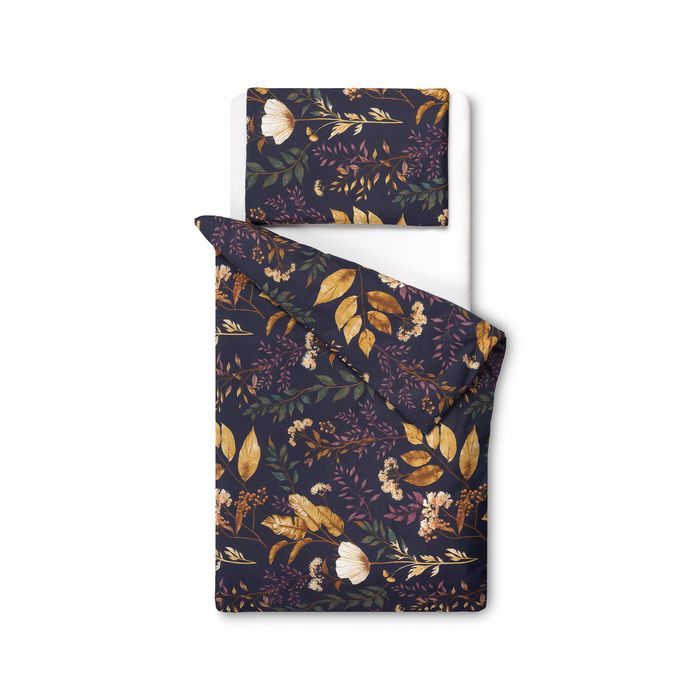 Voodipesu beebidele 135x100 "Burgundy floral" 