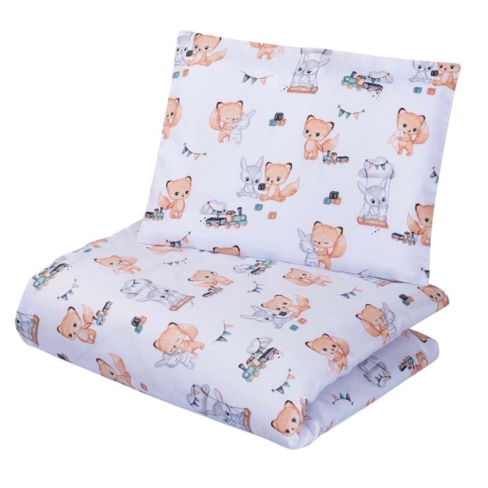 Voodipesu beebidele 135x100 "Let's play"