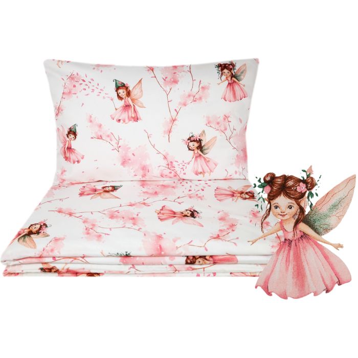 Voodipesu beebidele 135x100 "Fairies rose" osta veebist