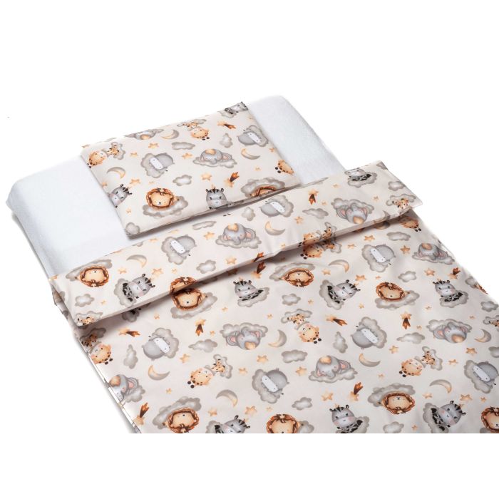 Voodipesu beebidele 135x100  "Keep dreaming grey"