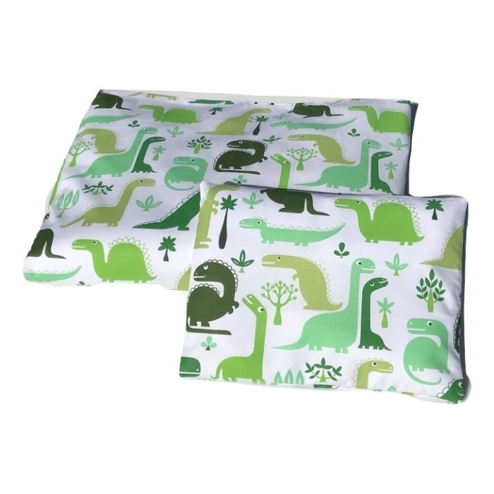 Beebi voodipesukomplektid  100x135 "Dino" roheline