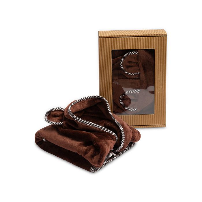 Beebide hommikumantel "Bear brown" 