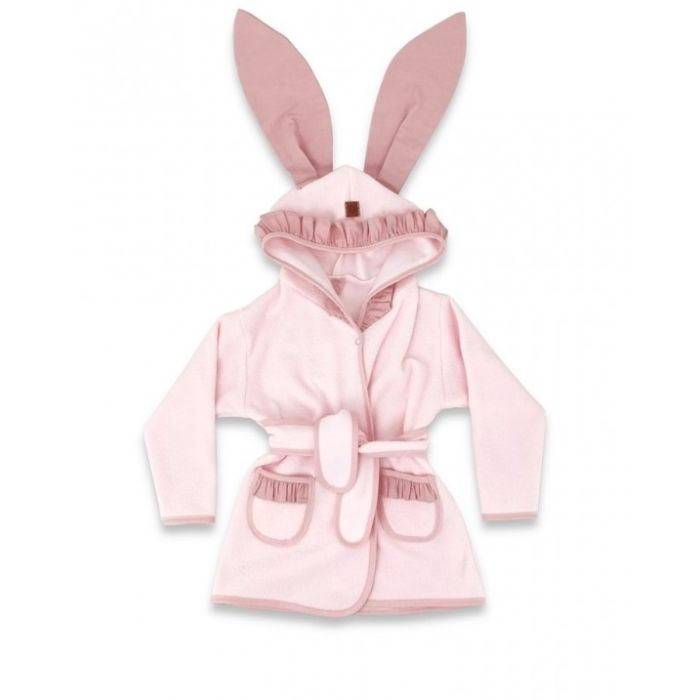 Beebide hommikumantel "Royal pale pink" 
