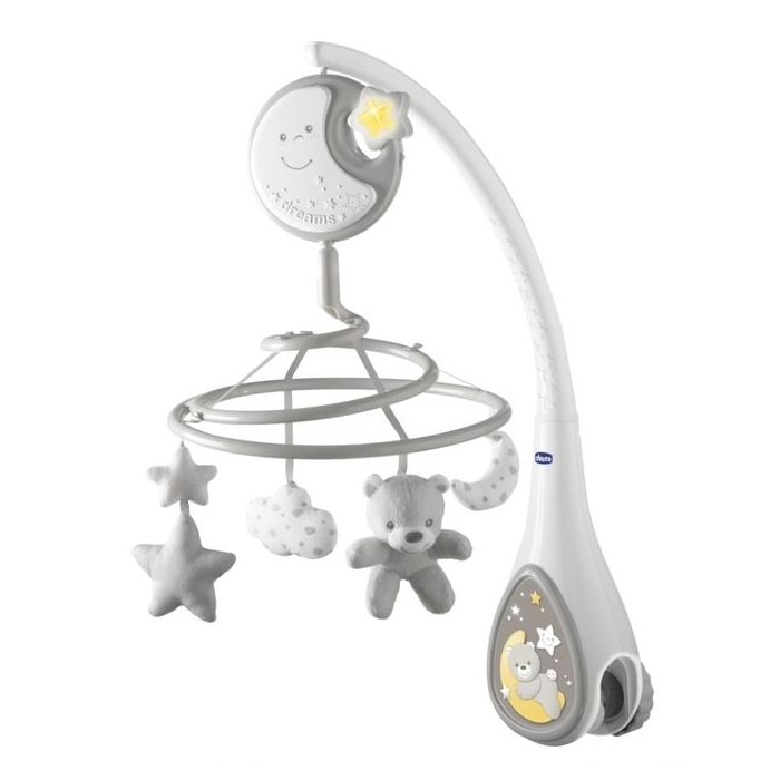 Muusikat mängiv karussell Chicco "Next2dream" hall