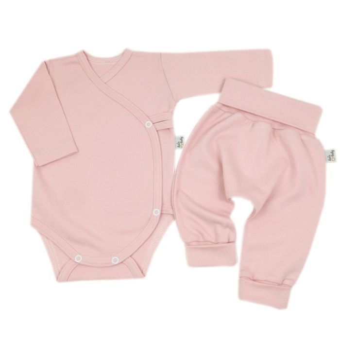 Beebiriided 2 osaline "Blank baggi pale pink" 