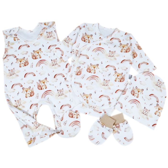 Komplekt vastsündinule 4-e osaline "Fox Dorothy"