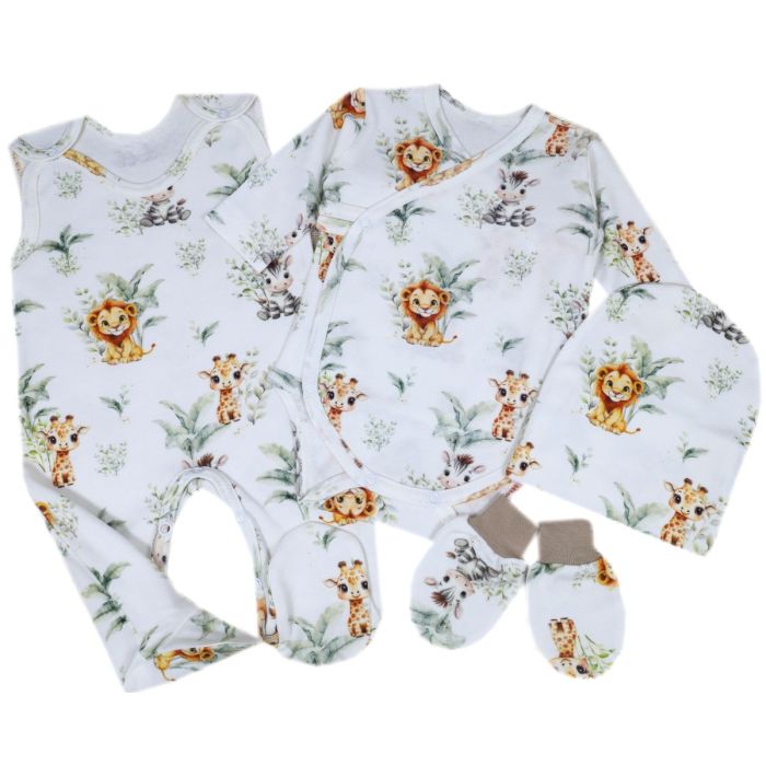 Komplekt vastsündinule 4-e osaline "Safari"