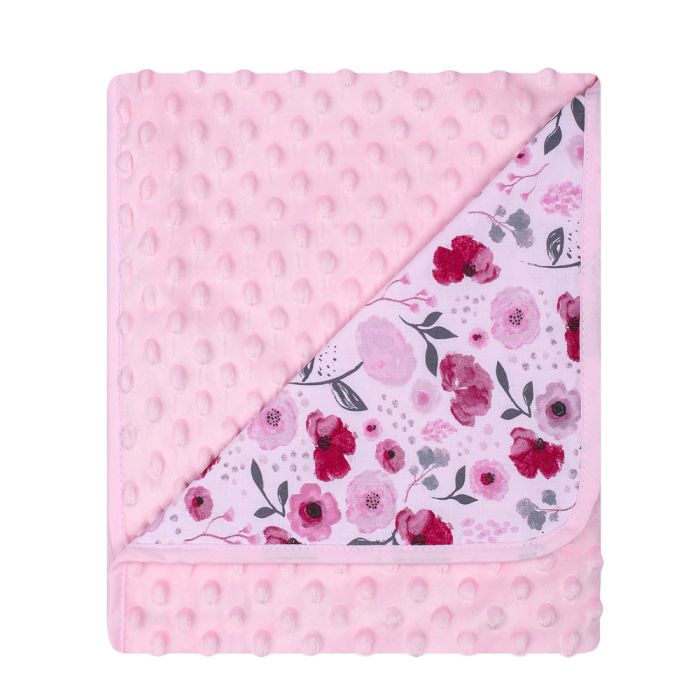 Beebitekk  90x80 cm "Flowers" roosa