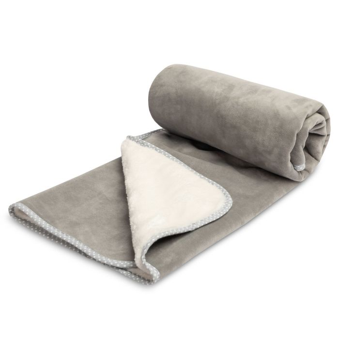 Beebi tekk  "Silky velvet grey" 100x80 cm