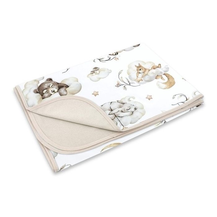 Puuvillane beebitekk "Cosy Clouds" 100x75cm