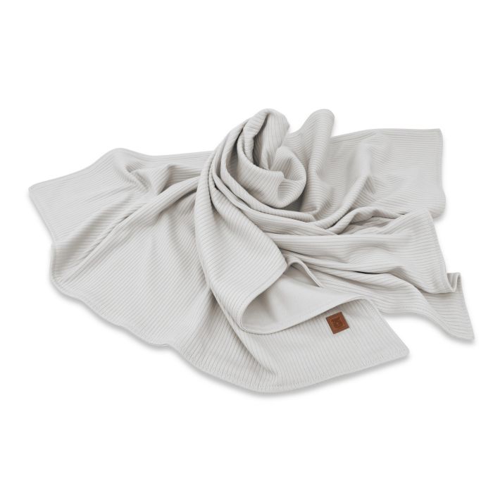 Puuvillane beebitekk "Interlock grey" 100x75cm    Internetis parema hinnaga