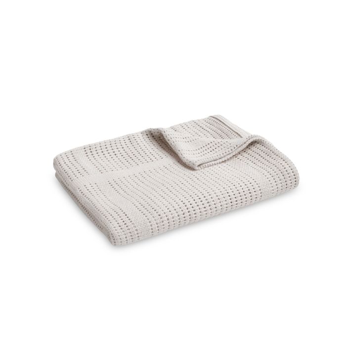 Puuvillane beebitekk "Molly light grey" 110x70 cm 