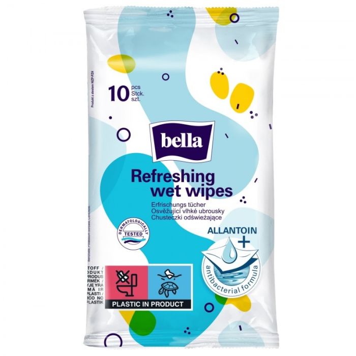 Bella Niisked salvrätikud intiimhügieeniks antibacterial 10tk